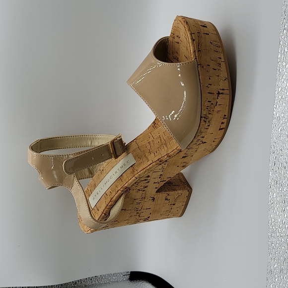 Stella McCartney patent leather/cork sandals Size 40 - Picture 2 of 12